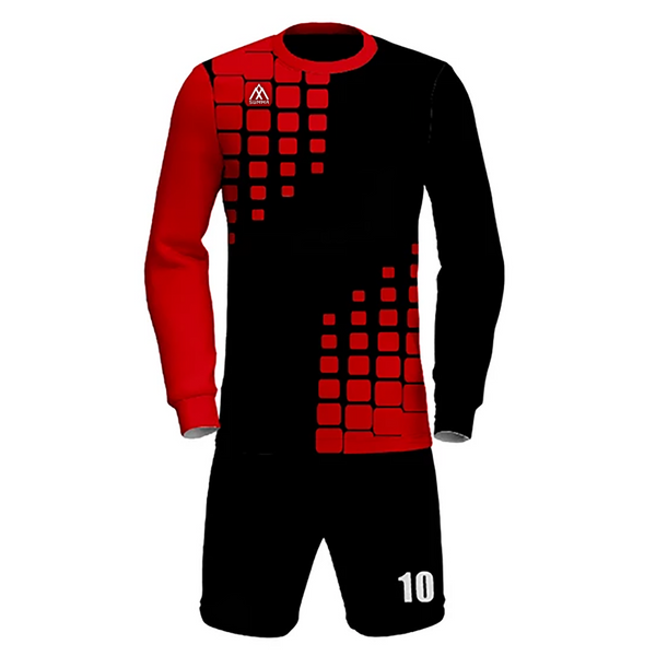 Long Sleeve Football Uniform Set